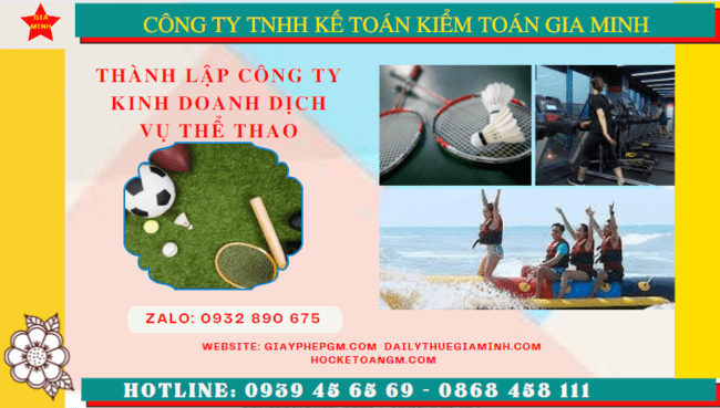 Thành lập công ty kinh doanh dịch vụ thể thao tại đắk lắk 4 Thủ tục thành lập công ty kinh doanh dịch vụ thể thao tại Đắk Lắk