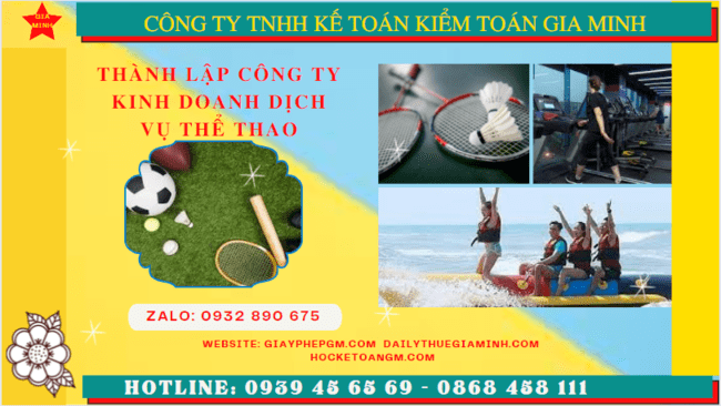 Thủ tục thành lập công ty kinh doanh dịch vụ thể thao tại Đắk Nông