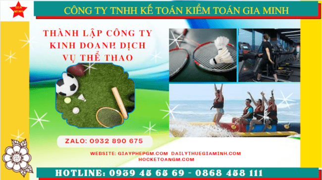 Thủ tục thành lập công ty kinh doanh dịch vụ thể thao tại Phú Quốc