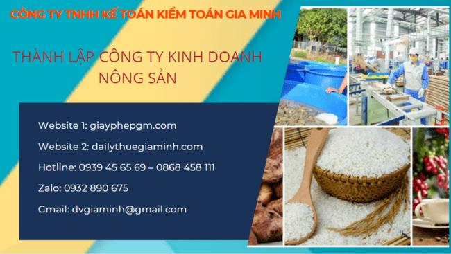 Thành lập công ty kinh doanh nông sản tại Phú Yên 3 Thủ tục thành lập công ty kinh doanh nông sản Phú Yên