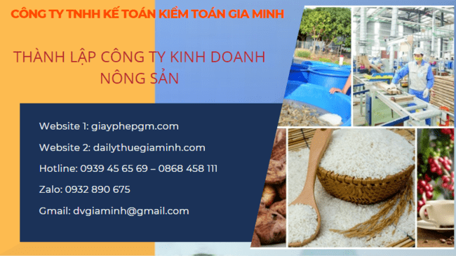 Thành lập công ty kinh doanh nông sản tại Quảng Nam 4 Thủ tục thành lập công ty kinh doanh nông sản Quảng Nam