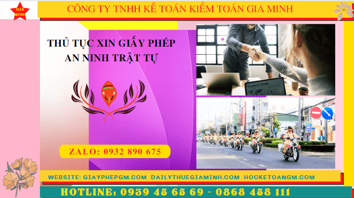THỦ TỤC XIN GIẤY PHÉP AN NINH TRẬT TỰ TẠI SƠN LA 6 Thủ tục xin giấy phép an ninh trật tự tại Sơn La