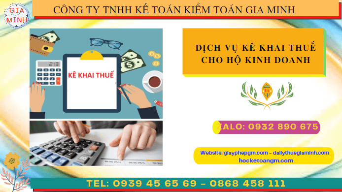 DỊCH VỤ KÊ KHAI THUẾ CHO HỘ KINH DOANH TẠI BẠC LIÊU 4 Thực hiện kê khai thuế hộ kinh doanh tại Bạc Liêu