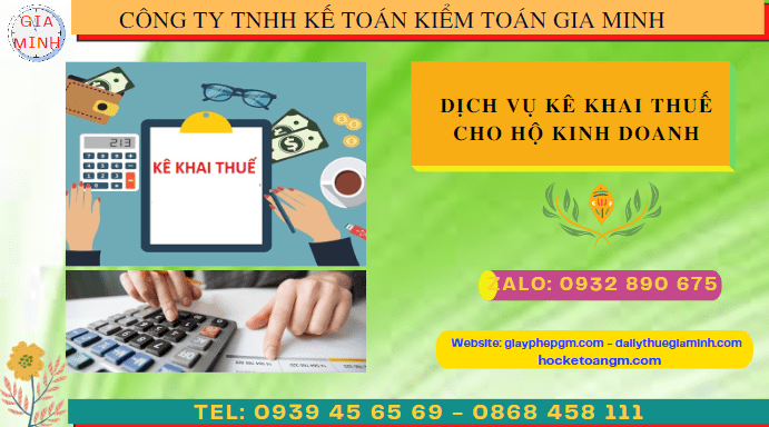 Thực hiện kê khai thuế hộ kinh doanh tại Hà Giang