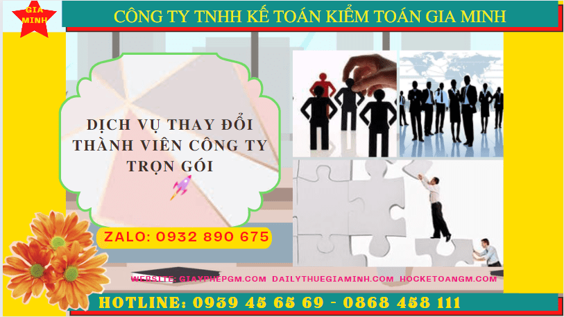 DỊCH VỤ THAY ĐỔI THÀNH VIÊN CÔNG TY TRỌN GÓI TẠI PHÚ THỌ 6 Tư vấn thủ tục thay đổi thành viên góp vốn công ty TNHH tại Phú Thọ