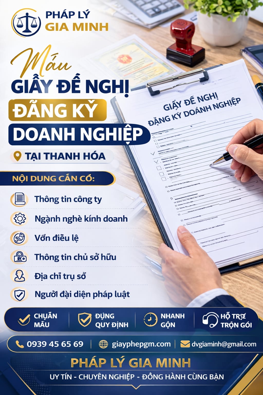 Hồ sơ thành lập công ty kinh doanh nông sản tại Thanh Hóa