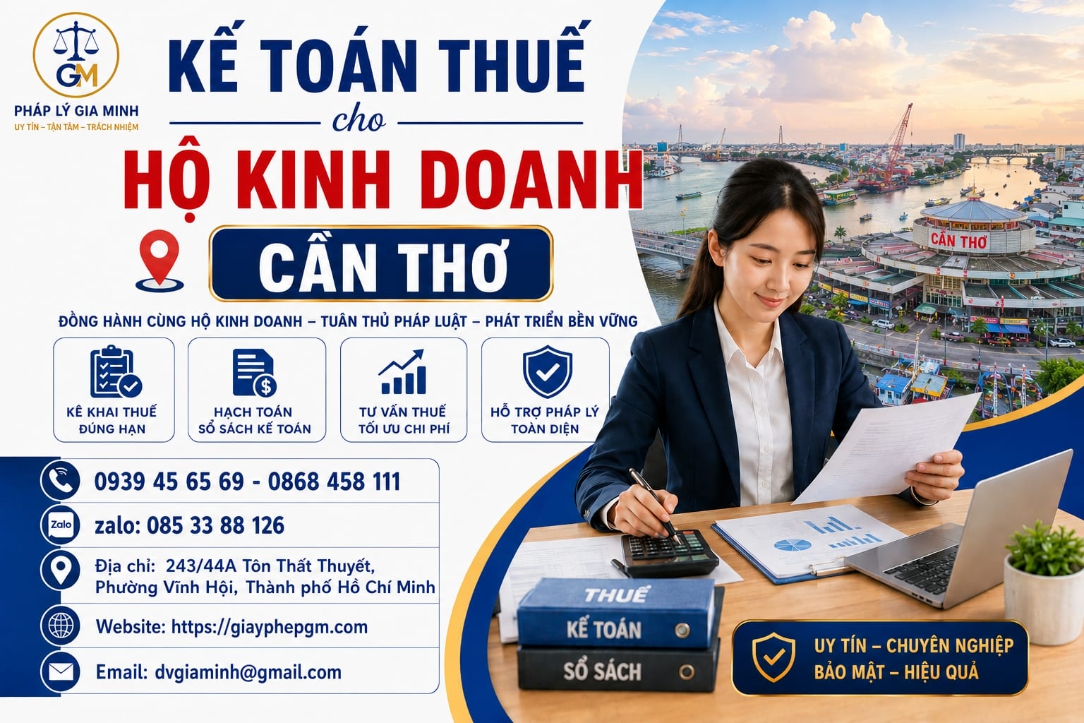 Dịch Vụ Kế Toán Hộ Kinh Doanh Tại Cần Thơ – Giải Pháp Quản Lý Thuế, Sổ Sách Và Tối Ưu Vận Hành Hiệu Quả 10 Kế toán thuế cho hộ kinh doanh Cần Thơ