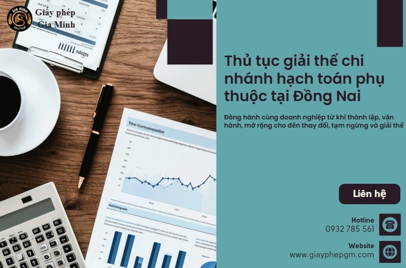 Thủ tục giải thể chi nhánh hạch toán phụ thuộc tại Đồng Nai – Hướng dẫn chi tiết 2025 4 Thủ tục giải thể chi nhánh hạch toán phụ thuộc tại Đồng Nai