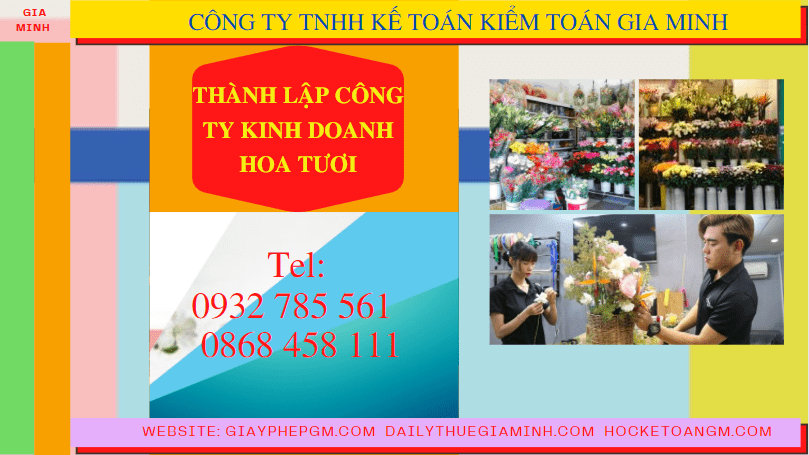 Quy trình thành lập công ty kinh doanh hoa tươi tại Đà Nẵng