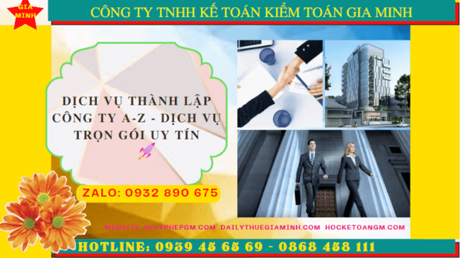 Dịch vụ thành lập công ty A-Z – dịch vụ trọn gói uy tín tại Hà Nội 12 Dịch vụ thành lập công ty A-Z - dịch vụ trọn gói uy tín tại Hà Nội