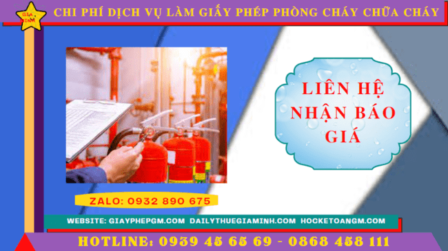 Dịch vụ làm giấy phép phòng cháy chữa cháy tại Hải Phòng 5 Chi phí làm giấy phép phòng cháy chữa cháy tại Hải Phòng