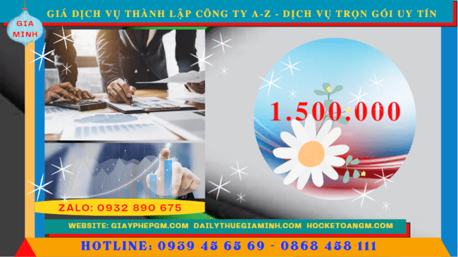 Dịch vụ thành lập công ty A-Z – dịch vụ trọn gói uy tín tại Hà Nội 11 Chi phí thành lập công ty trọn gói từ A-Z tại Hà Nội