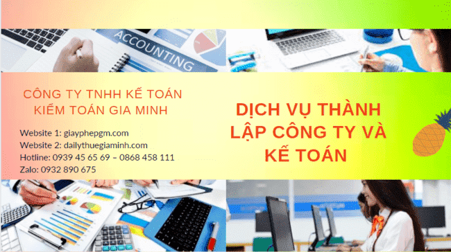 Dịch vụ kế toán và thành lập công ty tại Hà Nội