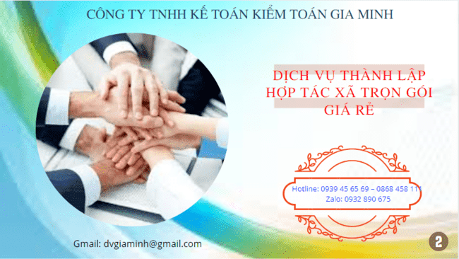 Dịch vụ làm thủ tục thành lập hợp tác xã trọn gói giá rẻ tại Hải Phòng