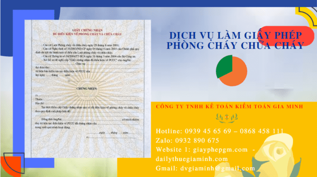Dịch vụ làm giấy phép phòng cháy chữa cháy tại Hải Phòng 6 Hồ sơ xin cấp giấy phép phòng cháy chữa cháy tại Hải Phòng