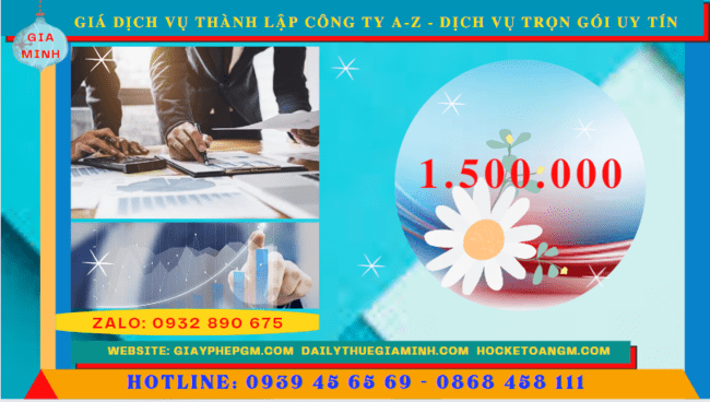 Chi phí thành lập công ty trọn gói từ A-Z tại Quận 1 - TPHCM