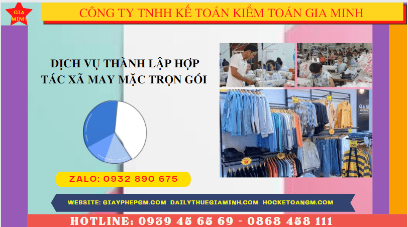 Dịch vụ thành lập hợp tác xã may mặc trọn gói tại Hà Nội