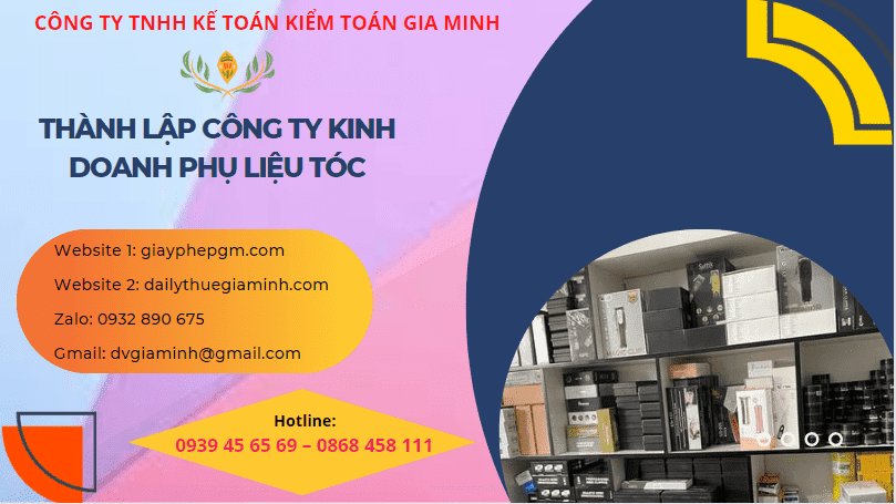 Thành lập công ty kinh doanh phụ liệu tóc tại Hải Phòng 6 Dịch vụ thành lập công ty kinh doanh phụ liệu tóc uy tín tại Hải Phòng