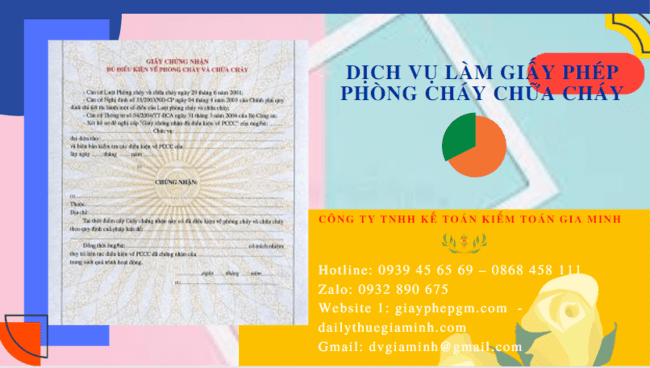 Dịch vụ làm giấy phép phòng cháy chữa cháy tại Đà Nẵng 3 Hồ sơ xin cấp giấy phép phòng cháy chữa cháy tại Đà Nẵng