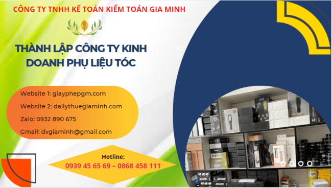 Thành lập công ty kinh doanh phụ liệu tóc tại Cần Thơ 6 Dịch vụ thành lập công ty kinh doanh phụ liệu tóc uy tín tại Cần Thơ