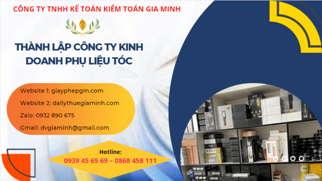 Thành lập công ty kinh doanh phụ liệu tóc tại Quận Ba Đình - Hà Nội 6 Dịch vụ thành lập công ty kinh doanh phụ liệu tóc uy tín tại Quận Ba Đình - Hà Nội