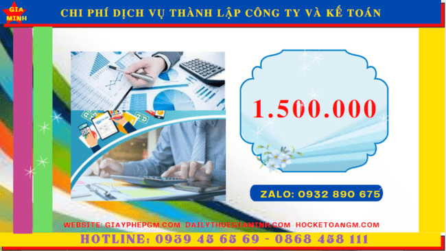 Bảng giá dịch vụ kế toán thành lập công ty tại Đà Nẵng