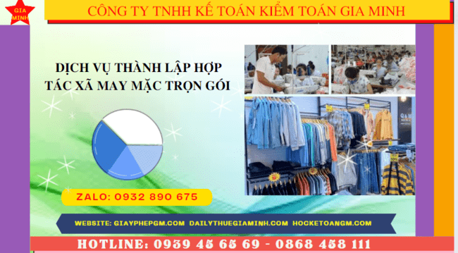 Dịch vụ thành lập hợp tác xã may mặc trọn gói tại Thành Phố Thủ Đức - TPHCM