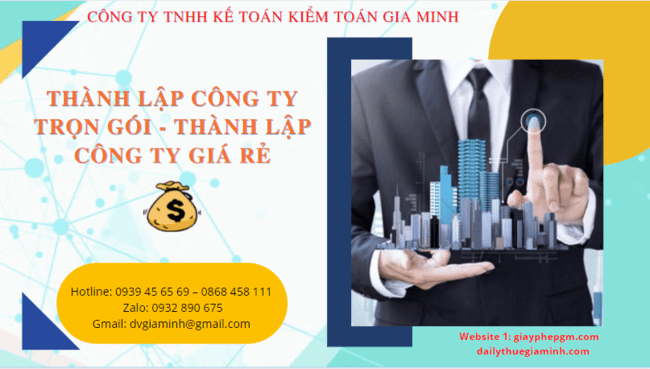 Dịch vụ thành lập công ty trọn gói chỉ với 999k tại Quận 7 - TPHCM