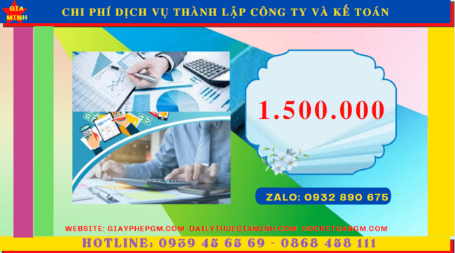 DỊCH VỤ THÀNH LẬP CÔNG TY VÀ KẾ TOÁN TẠI QUẬN 3 - TPHCM 5 Bảng giá dịch vụ kế toán thành lập công ty tại Quận 3 - TPHCM