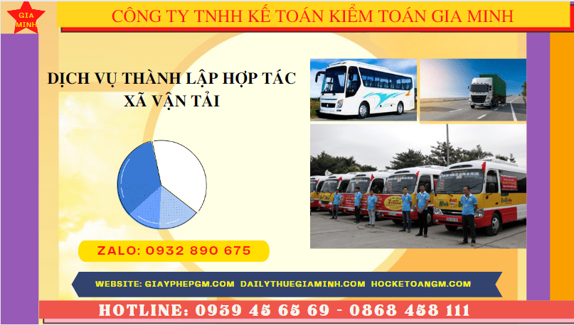 Dịch vụ thành lập hợp tác xã vận tải tại TP Cần Thơ