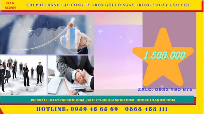 Bảng giá thành lập công ty trọn gói chỉ với 399.000đ tại Sóc Trăng