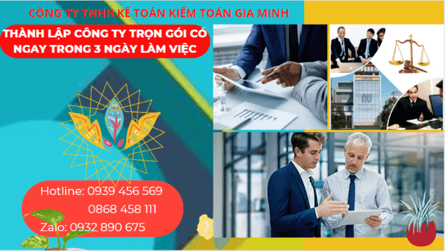 Thành lập công ty trọn gói tại Tiền Giang có ngay trong 3 ngày làm việc