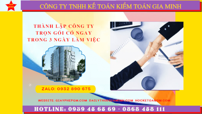 Dịch vụ tư vấn thành lập công ty trọn gói tại Bà Rịa Vũng Tàu