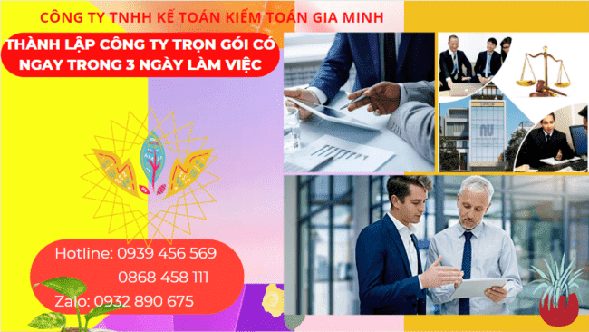 Thành lập công ty tại Bà Rịa Vũng Tàu có ngay trong 3 ngày làm việc