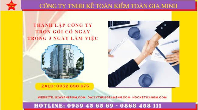 Dịch vụ tư vấn thành lập công ty trọn gói tại Vũng Tàu
