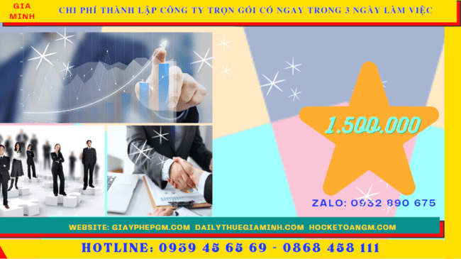 Bảng giá thành lập công ty trọn gói chỉ với 399.000đ tại Đắk Lắk