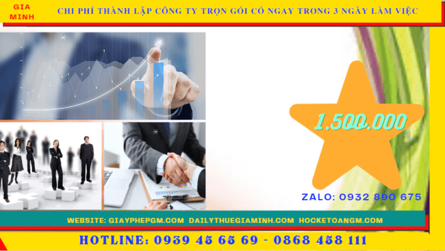 Bảng giá thành lập công ty trọn gói chỉ với 399.000đ tại Đắk Nông