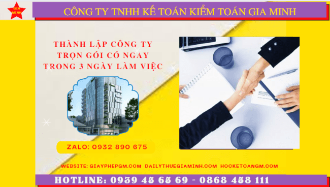 Dịch vụ tư vấn thành lập công ty trọn gói tại Ninh Thuận