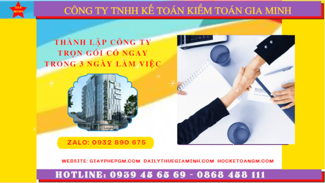Dịch vụ tư vấn thành lập công ty trọn gói tại Hà Tĩnh