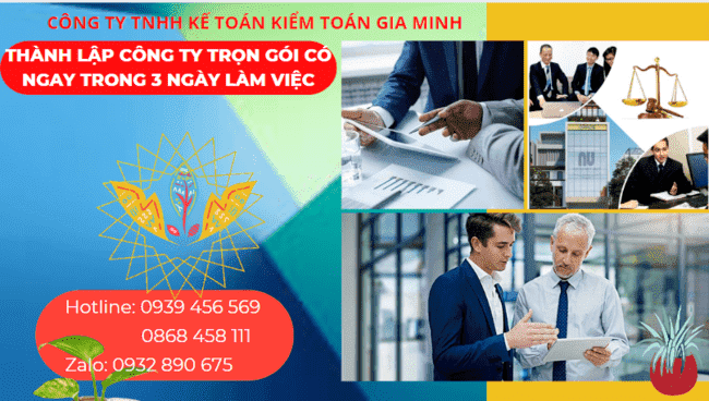 Thành lập công ty trọn gói tại Nghệ An có ngay trong 3 ngày làm việc
