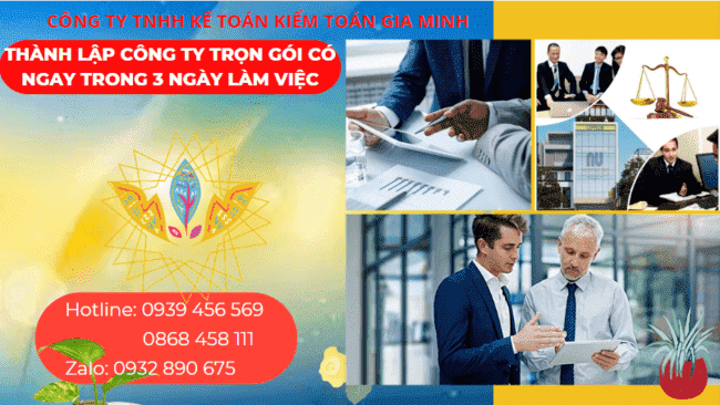 Thành lập công ty trọn gói tại Quảng Bình có ngay trong 3 ngày làm việc