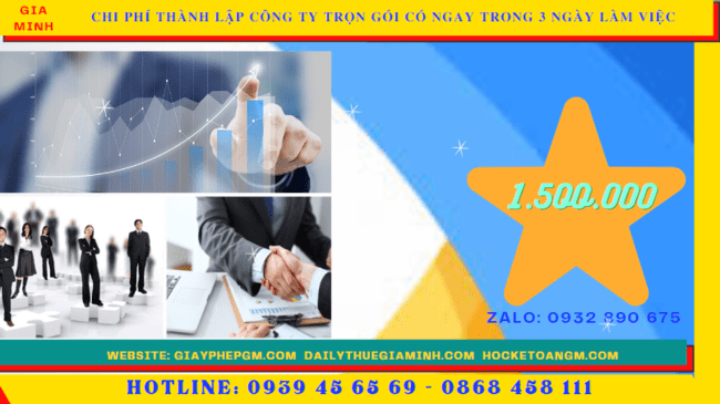 THÀNH LẬP CÔNG TY TRỌN GÓI TẠI THANH HÓA CÓ NGAY TRONG 3 NGÀY LÀM VIỆC 5 Bảng giá thành lập công ty trọn gói chỉ với 399.000đ tại Thanh Hóa