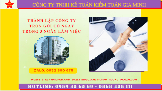 Dịch vụ tư vấn thành lập công ty trọn gói tại Thành Phố Huế