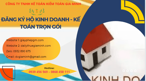 Đăng ký hộ kinh doanh TPHCM Kế toán trọn gói TPHCM