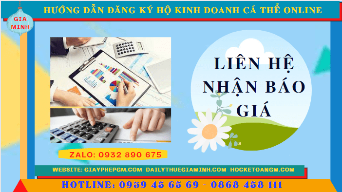 Chi phí dịch vụ đăng ký hộ kinh doanh online tại TP Hải Phòng