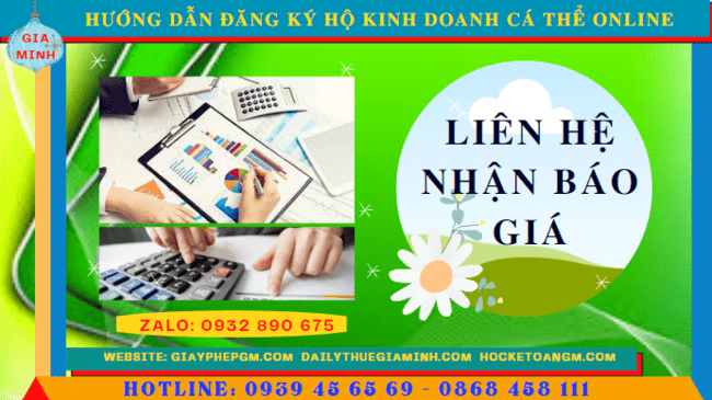 Chi phí hướng dẫn đăng ký hộ kinh doanh cá thể online tại Nghệ An