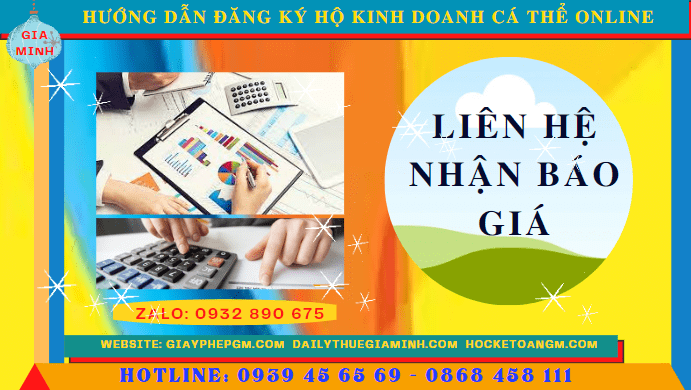 Hướng dẫn đăng ký hộ kinh doanh cá thể online tại hải dương 5 Chi phí hướng dẫn đăng ký hộ kinh doanh cá thể online tại Hải Dương