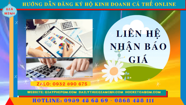 Chi phí hướng dẫn đăng ký hộ kinh doanh cá thể online tại Ninh Bình