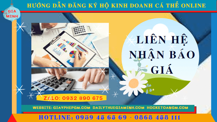 HƯỚNG DẪN ĐĂNG KÝ HỘ KINH DOANH CÁ THỂ ONLINE TẠI PHÚ THỌ 5 Chi phí hướng dẫn đăng ký hộ kinh doanh cá thể online tại Phú Thọ
