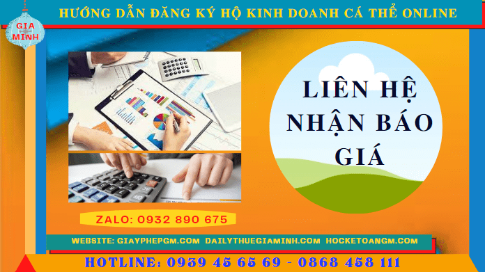 HƯỚNG DẪN ĐĂNG KÝ HỘ KINH DOANH CÁ THỂ ONLINE TẠI TUYÊN QUANG 5 Chi phí hướng dẫn đăng ký hộ kinh doanh cá thể online tại Tuyên Quang